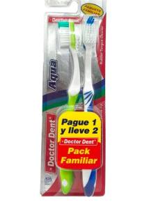 CEPILLO DURO AQUA PAQ FAMILIAR DOCTOR DENT