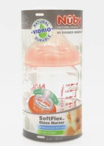 BIBERON VIDRIO 5OZ/150ML NUBY