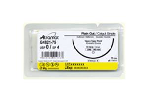 HILO CATGUT SIMPLE  N°0  MR 40  SUTUMED