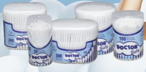 COTONETES/BASTONCILLOS DE ALGODON X 50 DOCTOR BABY