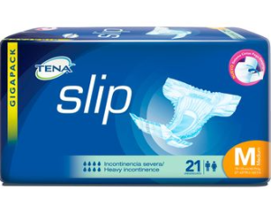 TENA PAÑAL ADULTO SLIP TALLA M X 21 UNID