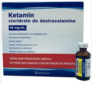 KETAMIN CLORIDRATO DE ASCETAMINA 50MG/5ML