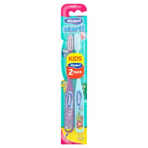 CEPILLO INFANTIL WISDOM START! PACK X 2