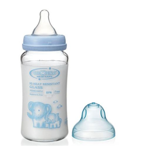 BIBERON CAMERA VIDRIO HI-HEAT RESISTANT GLASS X 240ML/8OZ MOD 22011