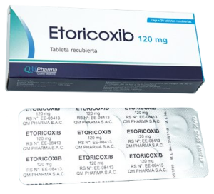 ETORICOXIB 120 MG X TABLETA QM PHARMA