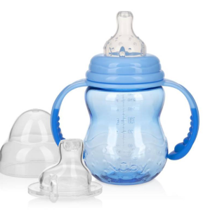 BIBERON PLASTICO VASITO DE 3 ETAPAS X 240ML/8 OZ TRITAN NUBY  AZUL