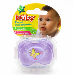 CHUPON PASTEL ORTODONTICO NUBY 6 - 12M