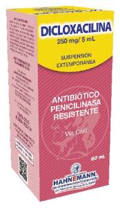 DICLOXACILINA 250 MG SUSPENSIÓN HAHNEMANN
