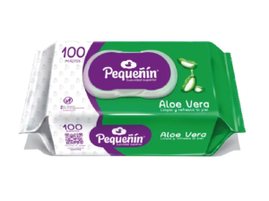 TOALLITAS HUM. PEQUEÑIN ALOE VERA  X 100 UNID