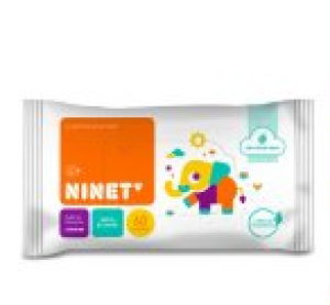 TOALLITAS HUMEDAS CLASICAS NINET ALOE VERA X 60 UNID
