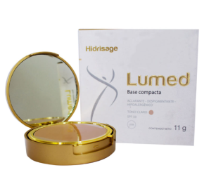 LUMED HIDRISAGE LUMED BASE COMPACTA SPF 50 X 11 G TONO CLARO