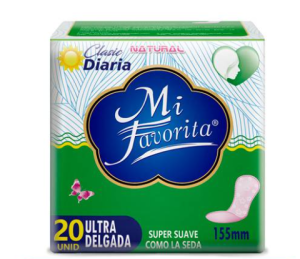 TOALLA DIARIA MI FAVORITA X20 UNIDADES