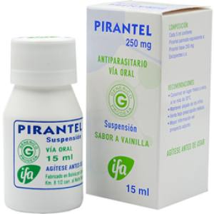 PIRANTEL 250 MG SUSPENSION X 15 ML PRODEXA