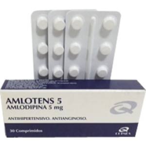 AMLOTENS 5MG X COMPRIMIDO
