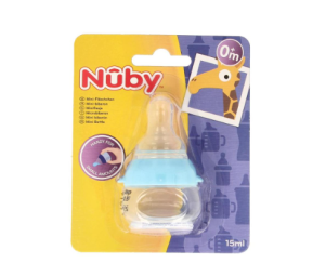 ÑUBY  BIBERON DE PLASTICO 0 M+ /15ML