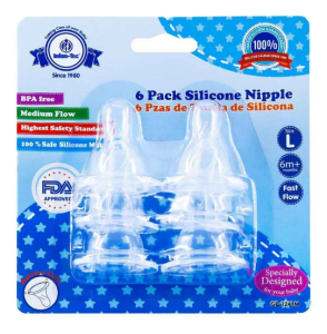 INFAN TEC TETILLA DE SILICONA "L" X UNIDAD