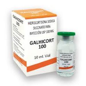 GALHICORT (HIDROCORTISONA) 100MG VIAL 10 ML X UNIDAD