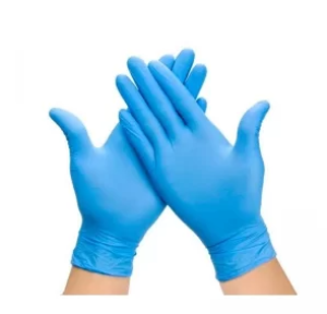 GUANTES DE NITRILO TALLA "M" CELESTE X 2 UNID. NIPRO