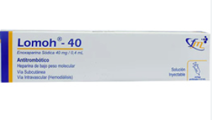 LOMOH 40 SOLUCION X  40MG / 0.4 ML