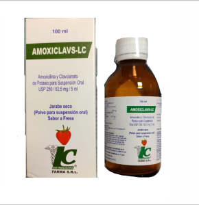 AMOXICLAVS-LC AMOXICILINA 250MG , ACIDO CLAVULANICO62.5MG