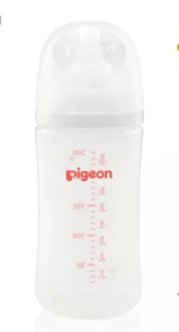 BIBERON PLASTICO SOF TOUCH SIN FIGURAX 240ML/8 OZ PIGEON