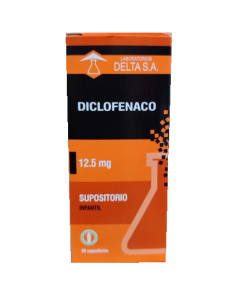 DICLOFENACO 12.5 MG INFANTIL DELTA X SUPOSITORIO