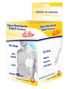 GASA ABSORBENTE ESTERIL  LE ROY