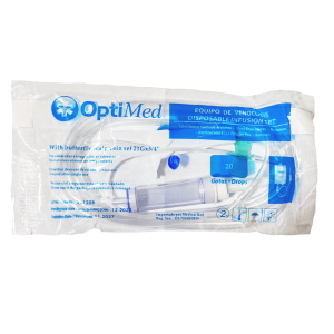 EQUIPO DE VENOCLISIS CON MARIPOSA - OPTIMED