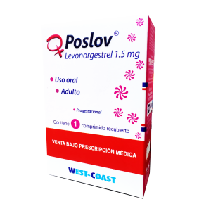 POSLOV LEVONORGESTREL 1.5 MG X COMPRIMIDO