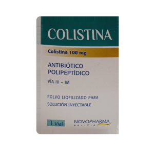 COLISTINA 100MG SOLUCION INYECTABLE PHARMA