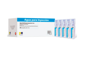 AGUA DESTILADA  PARA INYECCION (PH) X AMP.