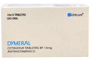 DYMERAL X TABLETA CETIRIZINA