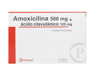 AMOXICILINA 500 MG + ACIDO CLAVULANICO 125 MG X TABLETA PORTUGAL