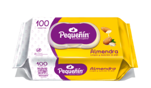 TOALLITAS HUM. PEQUEñIN ALMENDRA X 100 UNID.