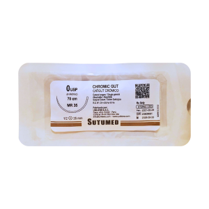 HILO CATGUT CROMICO  N° 0  MR 35  SUTUMED