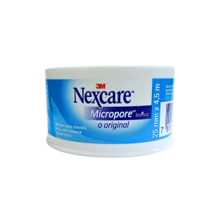 NEXCARE MICROPORE BLANCO 25MM X 4.5M X UNIDAD