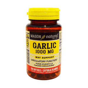 GARLIC 1000 MG X CAPSULA BLANDA MASON NATURAL
