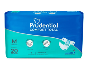 PAñAL DE ADULTO PRUDENTIAL CONFORT  "M" X UNIDAD