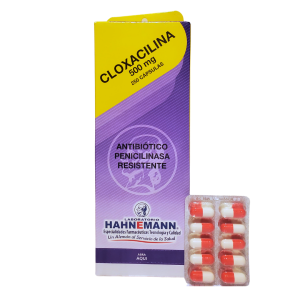 CLOXACILINA 500 MG X CAPSULA HAHNEMANN
