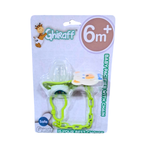 GHIRAFF TETINA DE SILICONA 6M+ ORTODONCIAX UNIDAD