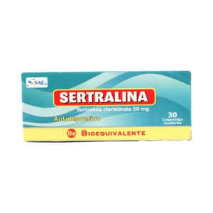 SERTRALINA 50 MG X COMPRIMIDO RECUB - SAE
