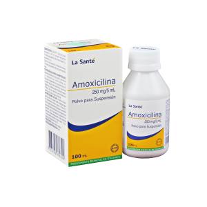 AMOXICILINA 250 MG X 100 ML  LA SANTÉ