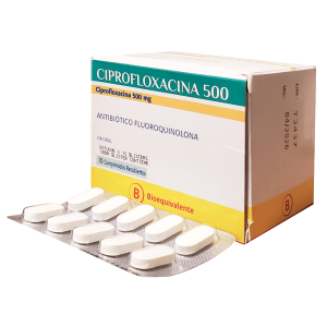 CIPROFLOXACINA 500 MG X COMP. RECUB. - NOVOPHARMA