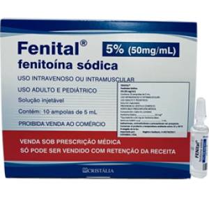 FENITAL FENITOINA 50MG X AMPOLLA - CRISTALIA