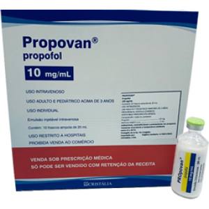 PROPOVAN PROPOFOL 10 MG X AMPOLLA - CRISTALIA