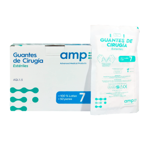 GUANTES QUIRURGICOS 7 - AMP