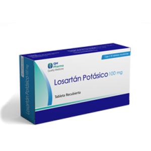 LOSARTAN POTASICO 100MG X COMP. - QM PHARMA