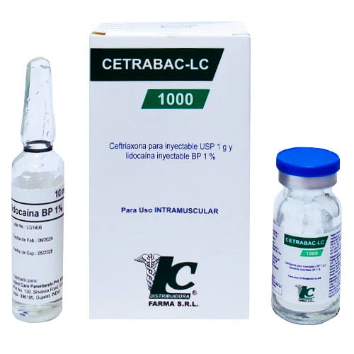 CETRABAC LC 1000 MG X AMPOLLA