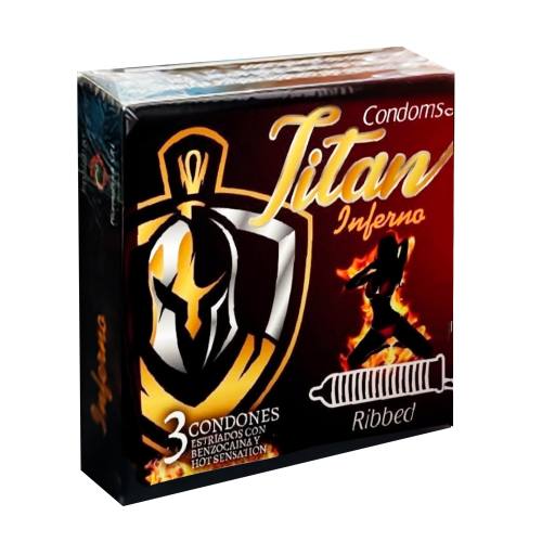PRESERVATICO TITAN INFERNO X CAJA