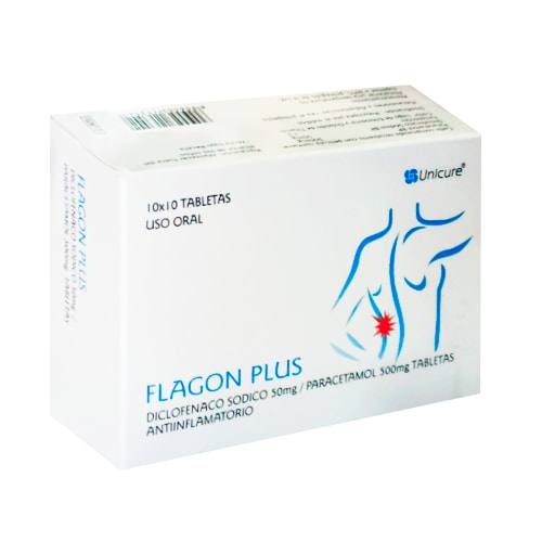FLAGON PLUS X TAB. REC. - UNICURE